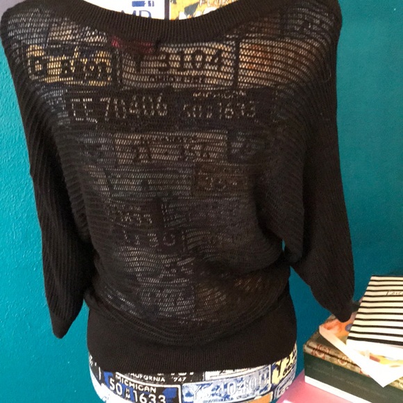 Cute Black Bat Wing Top 🦋 - Picture 3 of 3